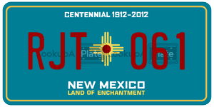 RJT061  license plate in NM