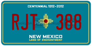 RJT388  license plate in NM