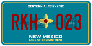 RKH023  license plate in NM