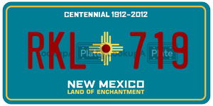 RKL719  license plate in NM