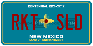 RKTSLD  license plate in NM