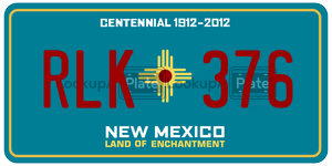 RLK376  license plate in NM