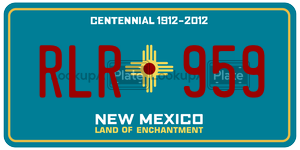 RLR959  license plate in NM