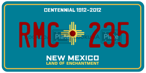 RMC235  license plate in NM
