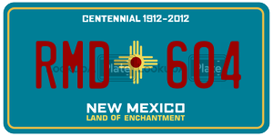RMD604  license plate in NM