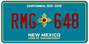 RMG648  license plate in NM
