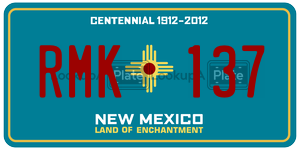 RMK137  license plate in NM