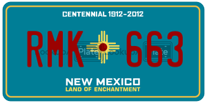 RMK663  license plate in NM