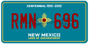 RMN696  license plate in NM
