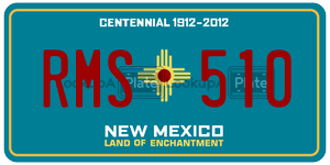 RMS510  license plate in NM