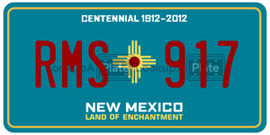 RMS917  license plate in NM