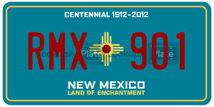 RMX901  license plate in NM