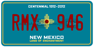 RMX946  license plate in NM