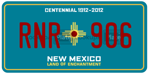 RNR906  license plate in NM