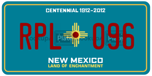 RPL096  license plate in NM