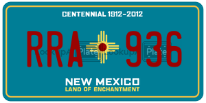 RRA936  license plate in NM