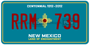 RRM739  license plate in NM