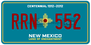 RRN552  license plate in NM
