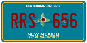 RRS656 license plate in New Mexico