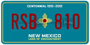 RSB810  license plate in NM