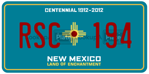 RSC194  license plate in NM