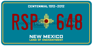 RSP648  license plate in NM