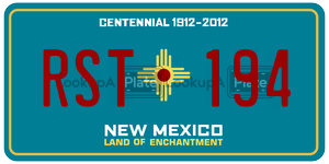 RST194  license plate in NM