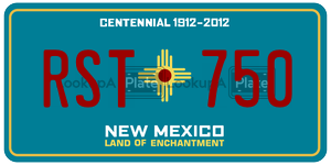RST750  license plate in NM