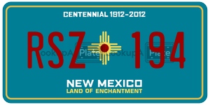 RSZ194  license plate in NM