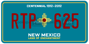 RTP625  license plate in NM