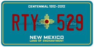 RTY529  license plate in NM