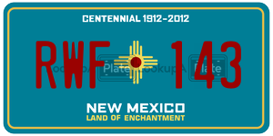 RWF143  license plate in NM