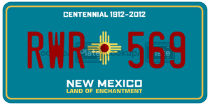 RWR569  license plate in NM