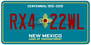 RX422WL  license plate in NM