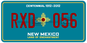 RXD056  license plate in NM