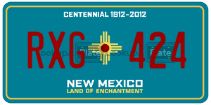 RXG424  license plate in NM