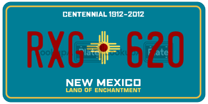 RXG620  license plate in NM