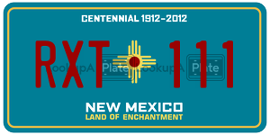 RXT111  license plate in NM