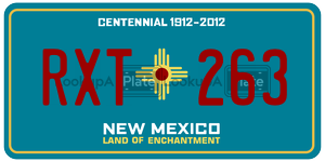 RXT263  license plate in NM
