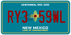RY359WL  license plate in NM