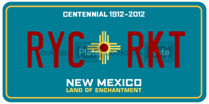 RYCRKT  license plate in NM
