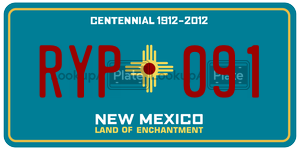 RYP091  license plate in NM