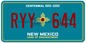 RYY644  license plate in NM