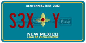 S3XY  license plate in NM