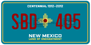 SBD405  license plate in NM