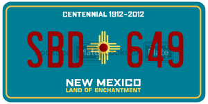 SBD649  license plate in NM