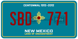 SBD771  license plate in NM