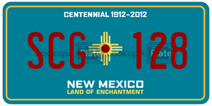 SCG128  license plate in NM