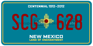 SCG628  license plate in NM