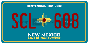 SCL608  license plate in NM